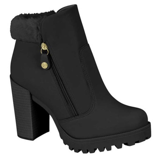 Bota Moleca Salto Alto Pelúcia 5325.121